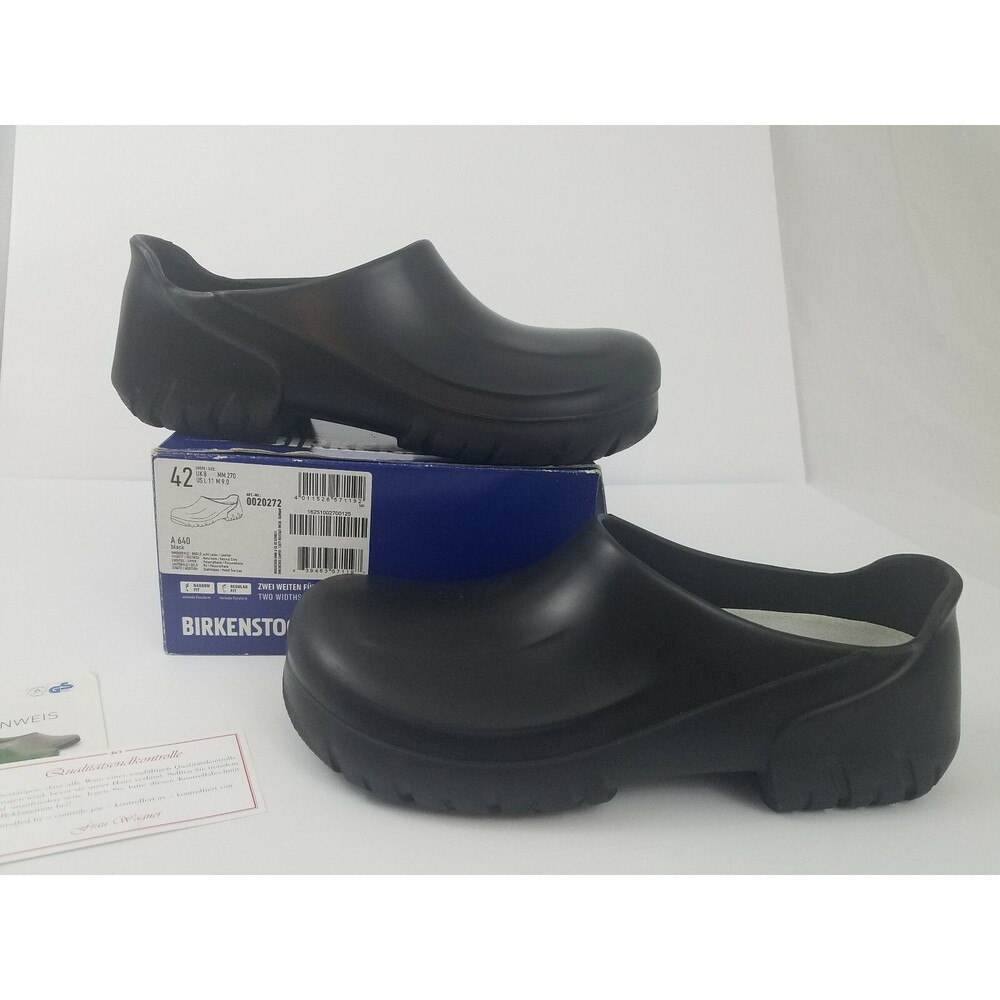 Birkenstock Professional UNISEX Work Clog Black Steel Toe 270 WOMENS 11 MENS 9